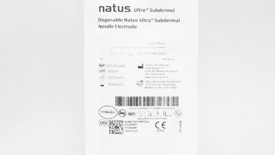Natus 019-476600  Subdermal Ndle. Electrode, Disposable